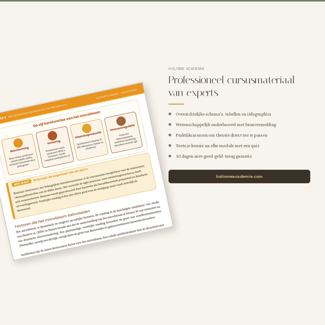 Cursus Naturopathie